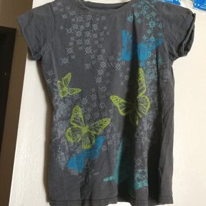 Girl's butterfly short sleeve t-shirt (14/16)